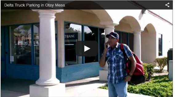 delta truck parking san diego